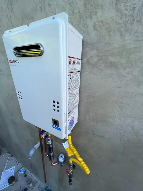 Tankless water heater installation for Genoa homes